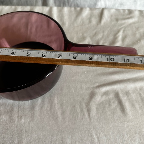 VINTAGE 1.5 QT VISION CORNING CRANBERRY PURPLE GLASS POT USA - Picture 12 of 12